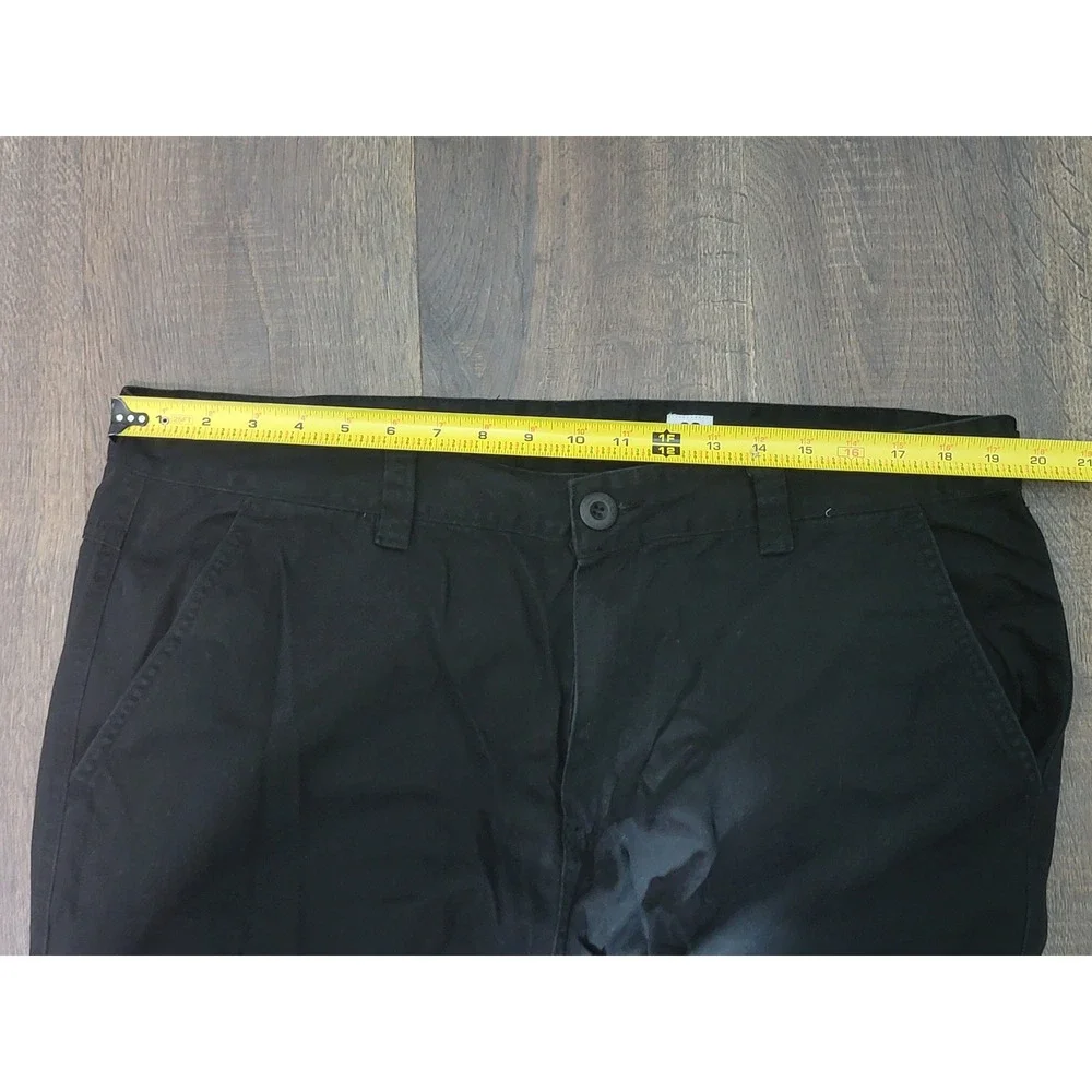 MOSTWAY Black Mens Cargo Pants Size 38‎ Relaxed Fit Casual Utility